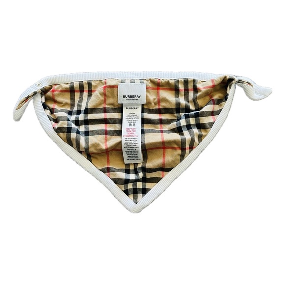 Burberry Other - Burberry Kids Checkered Bib with White Trim